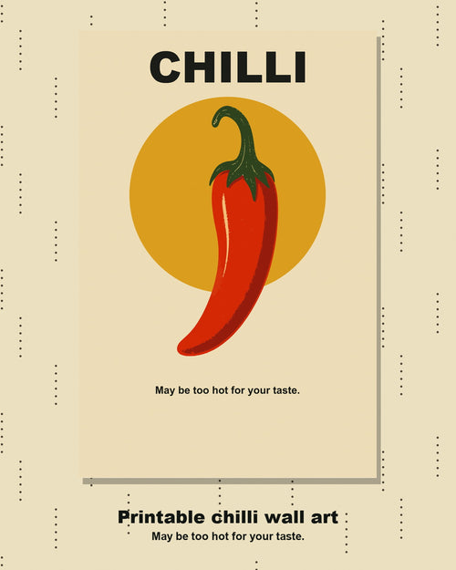 Chilli Kitchen Digital Art Poster