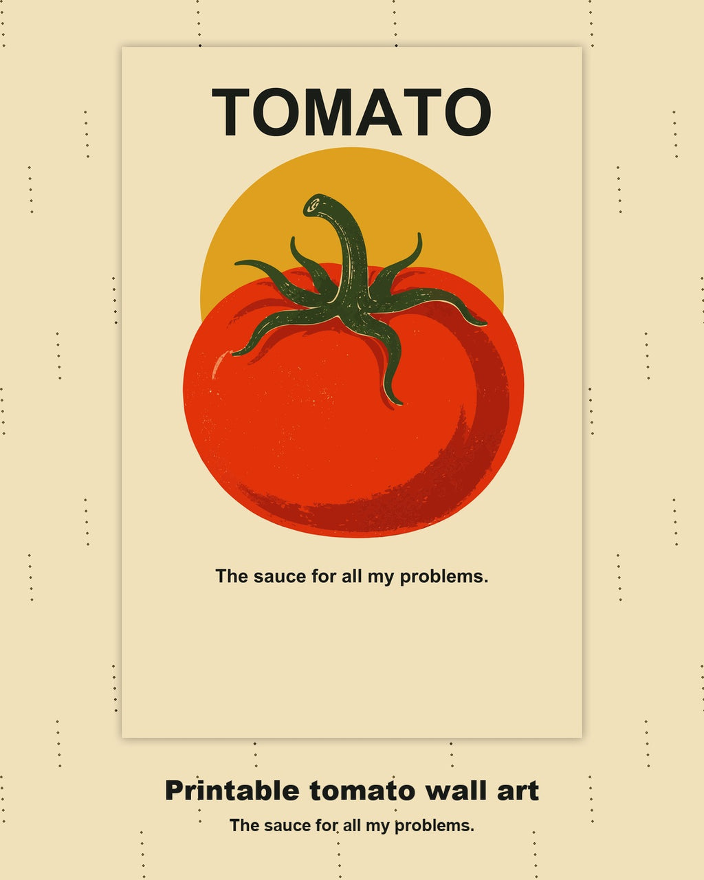 Tomato Kitchen Digital Art Poster