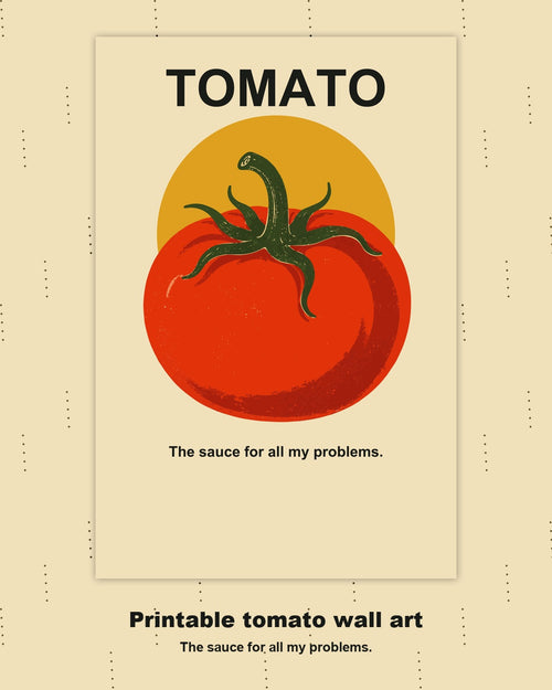 Tomato Kitchen Digital Art Poster