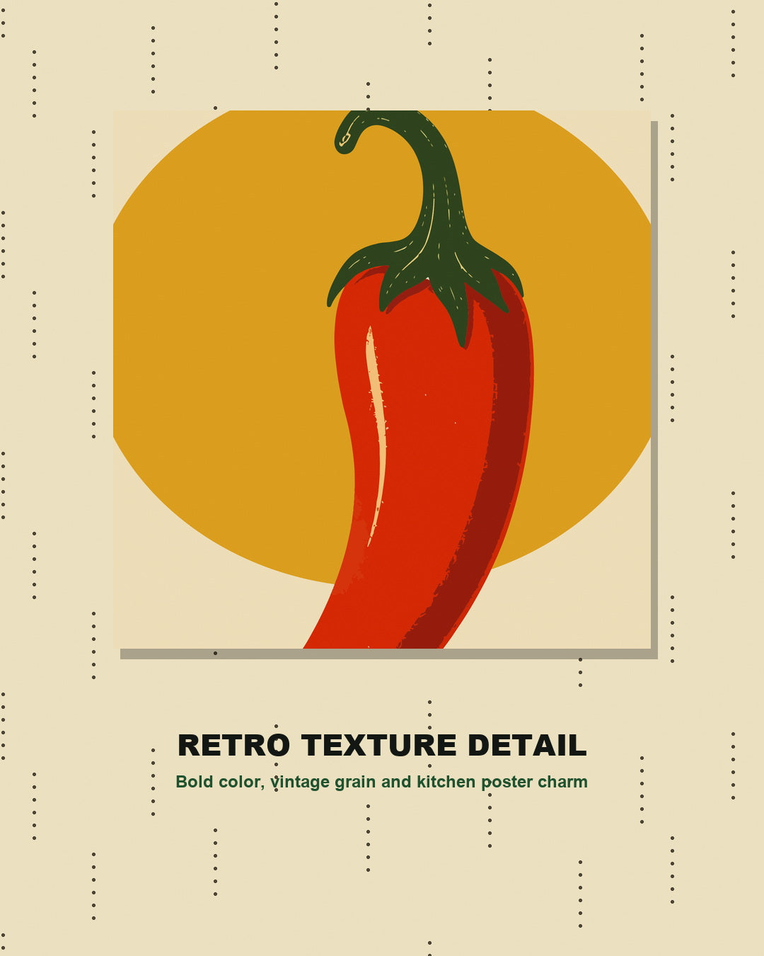 Chilli Kitchen Digital Art Poster