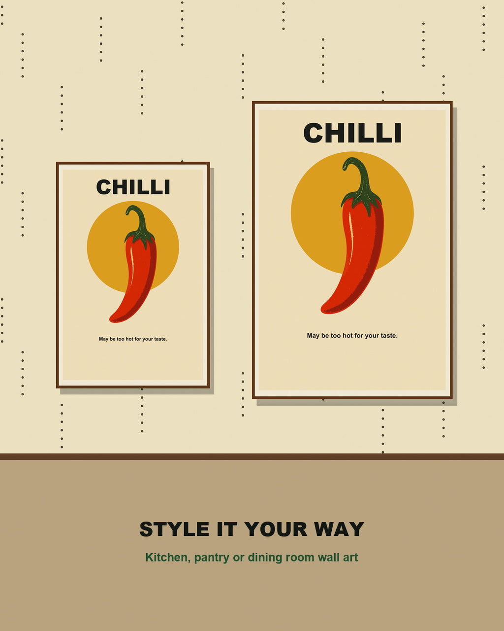 Chilli Kitchen Digital Art Poster