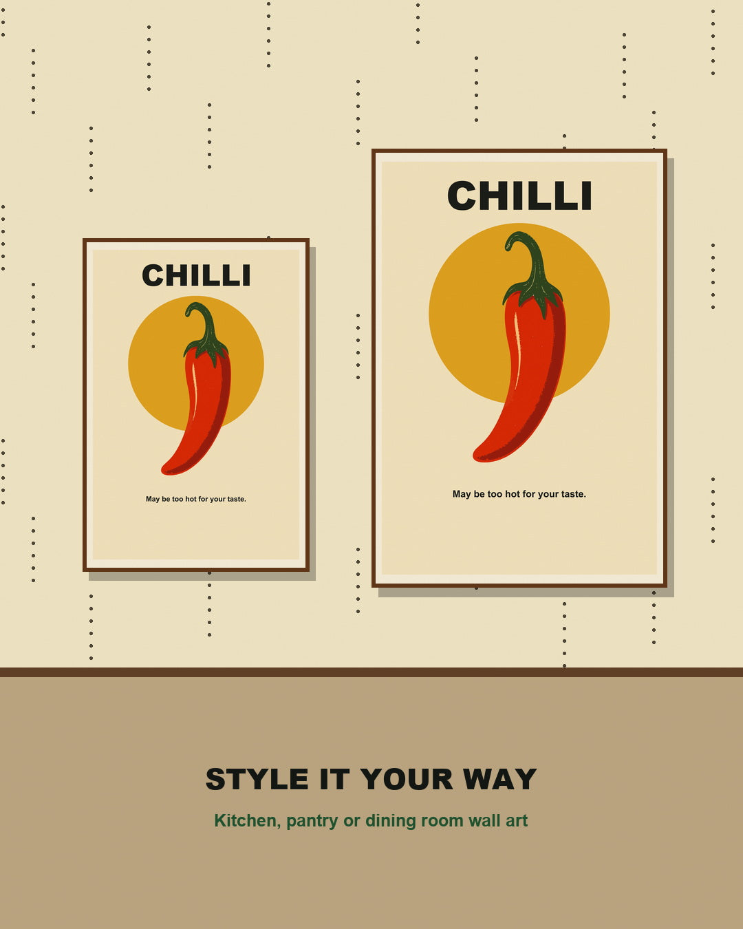 Chilli Kitchen Digital Art Poster