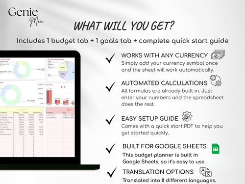 Easy Budget Planner - Spreadsheet