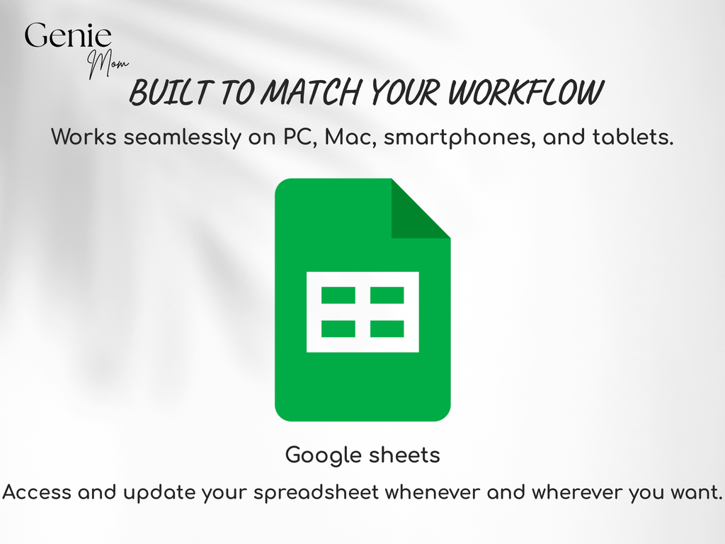 Easy Budget Planner - Spreadsheet