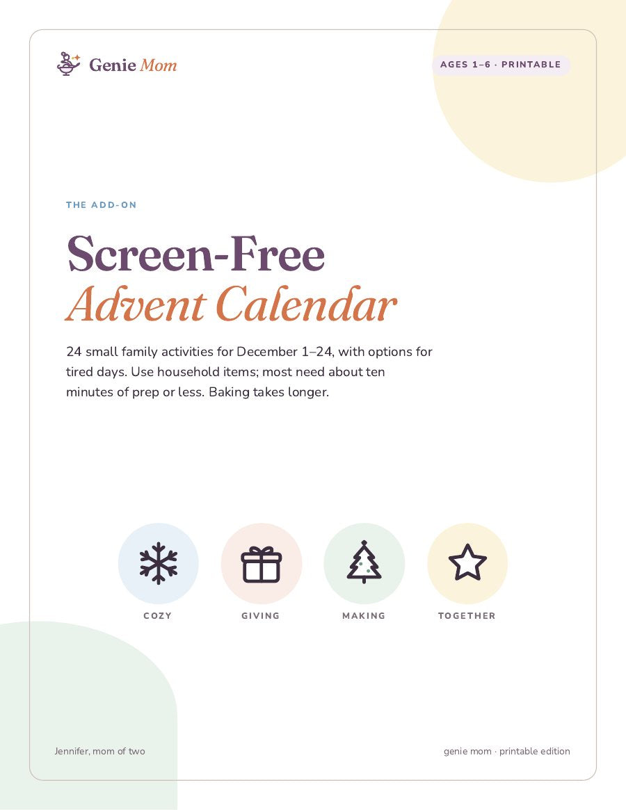 Cover of the Screen-Free Advent Calendar